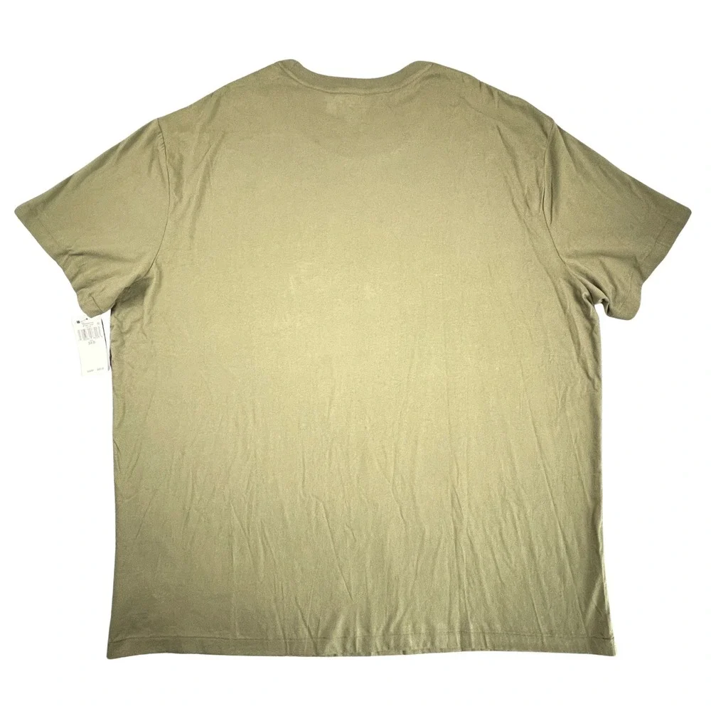 Polo Ralph Lauren Mens 3XB Big Tall Graphic POLO RL 67 T-Shirt Green Cotton NWT